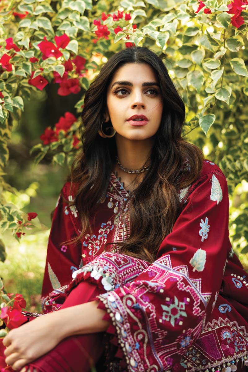 Sadaf Fawad Khan Siraa Luxury Lawn – WISTERIA - D5B
