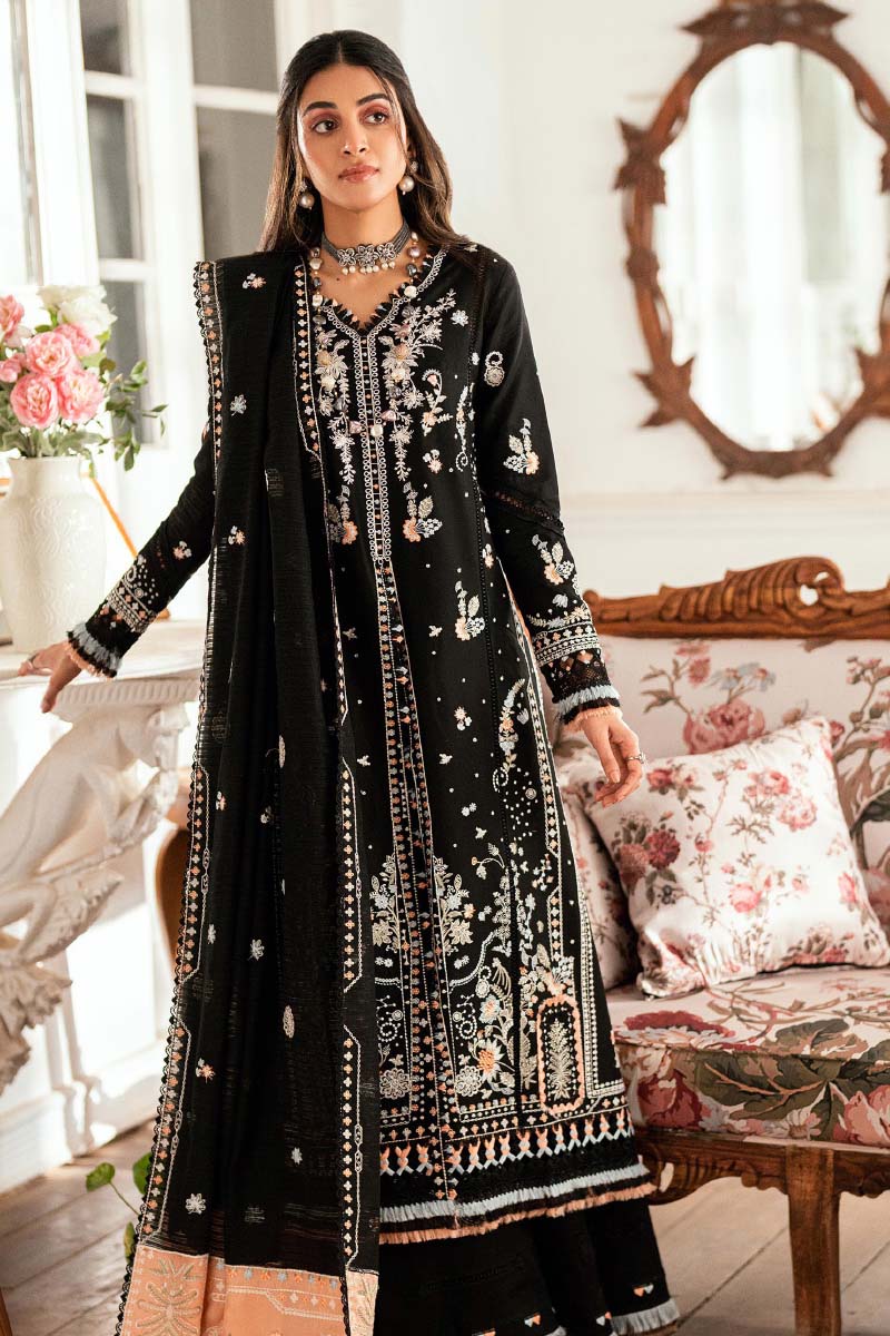 Qalamkar Luxury Lawn Eid Edit SB-03 Misha