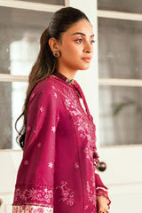 Qalamkar Luxury Lawn Eid Edit SB-02 Sameen