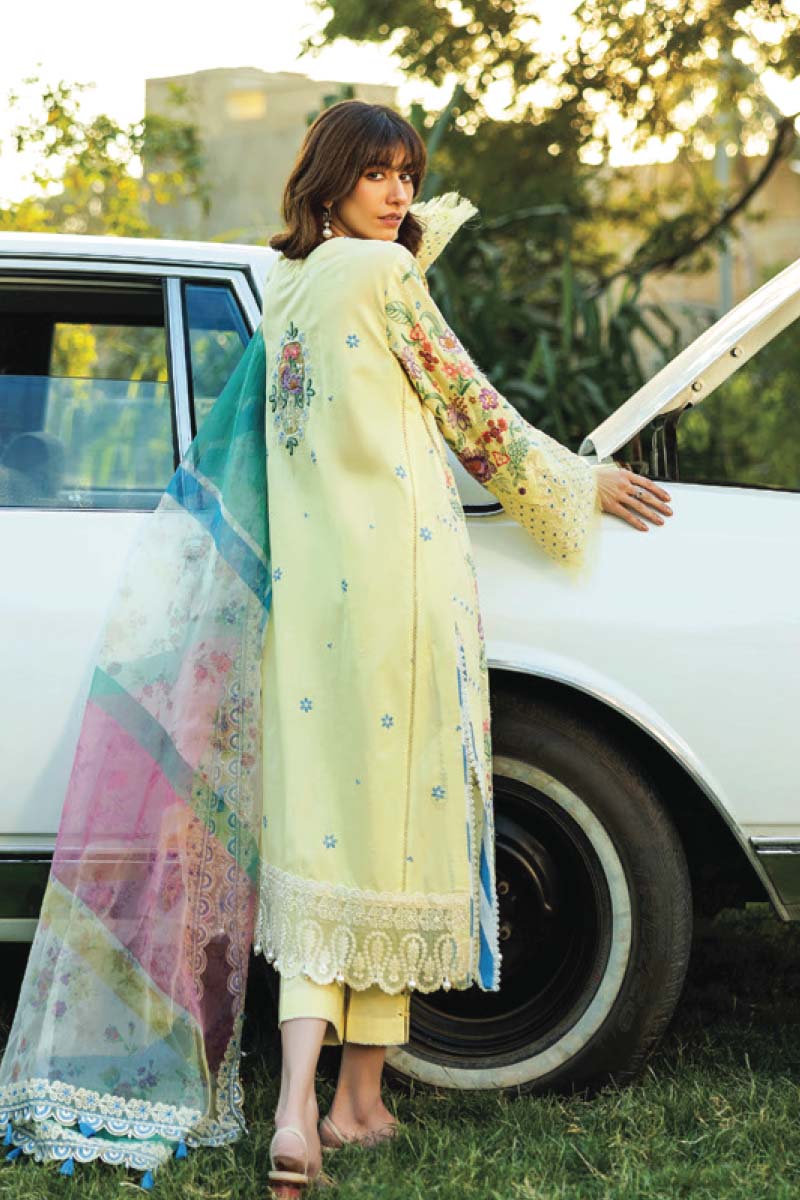 Sadaf Fawad Khan Siraa Luxury Lawn – MID SUMMER EVENING -D3 B