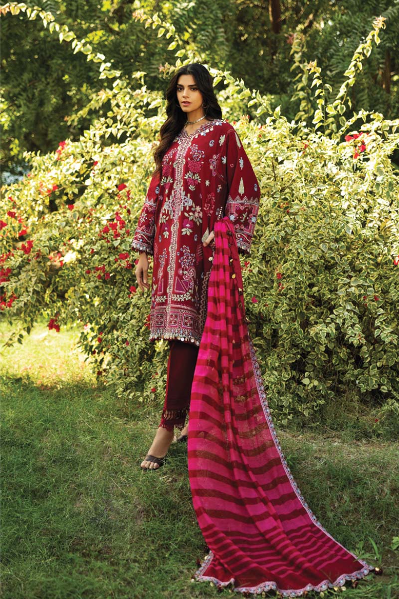 Sadaf Fawad Khan Siraa Luxury Lawn – WISTERIA - D5B