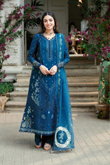 Qalamkar Luxury Lawn Eid Edit SB-11 Noray