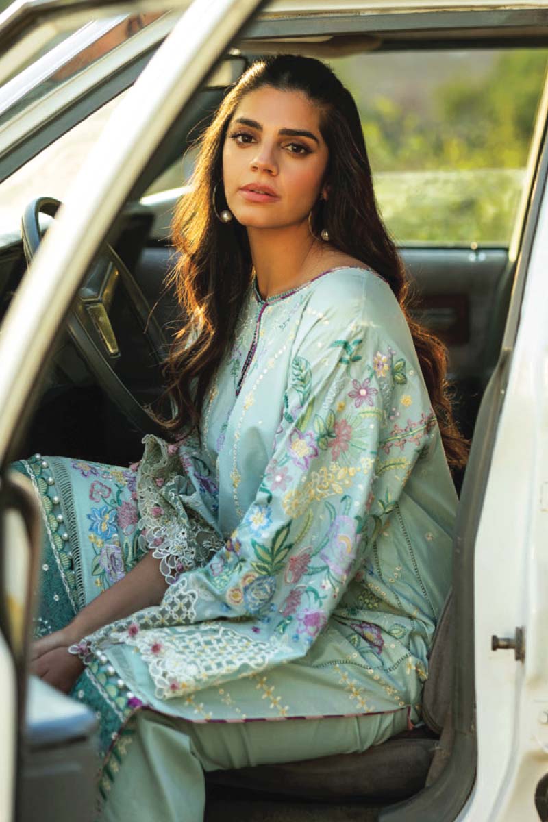 Sadaf Fawad Khan Siraa Luxury Lawn – MID SUMMER EVENING -D3 A