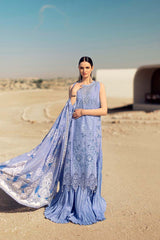 NOOR BY SAADIA ASAD - EID HANDWORK LASERKARI LAWN D4