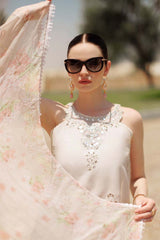 NOOR BY SAADIA ASAD - EID HANDWORK LASERKARI LAWN D2