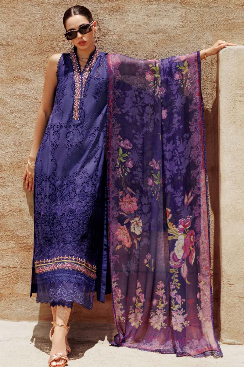 NOOR BY SAADIA ASAD - EID HANDWORK LASERKARI LAWN D3