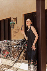 NOOR BY SAADIA ASAD - EID HANDWORK LASERKARI LAWN D6