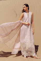 NOOR BY SAADIA ASAD - EID HANDWORK LASERKARI LAWN D7