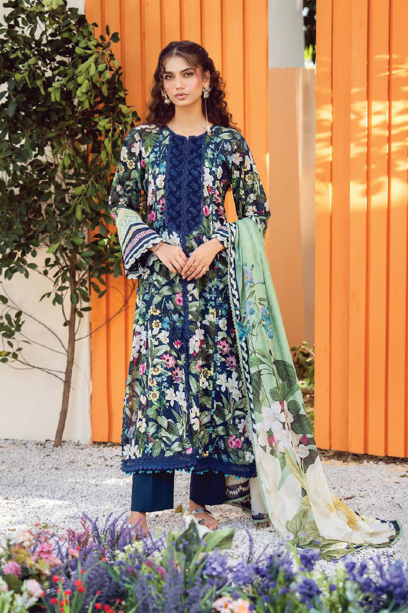 ELAF PREMIUM PRINTS LAWN COLLECTION '25 Meadow Muse - EPS-1A