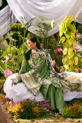 ELAF PREMIUM PRINTS LAWN COLLECTION '25Green Eden EPS-1B