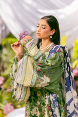 ELAF PREMIUM PRINTS LAWN COLLECTION '25Green Eden EPS-1B
