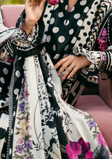 ELAF PREMIUM PRINTS LAWN COLLECTION '25 Mystic Noir EPS-2B