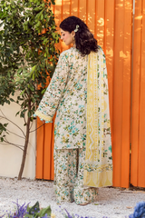 ELAF PREMIUM PRINTS LAWN COLLECTION '25 Ivory Whispers EPS-3A