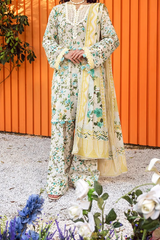 ELAF PREMIUM PRINTS LAWN COLLECTION '25 Ivory Whispers EPS-3A