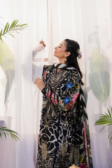 ELAF PREMIUM PRINTS LAWN COLLECTION '25Noir Essence EPS-4B
