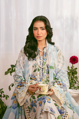 ELAF PREMIUM PRINTS LAWN COLLECTION '25Ivory Petals EPS-6A
