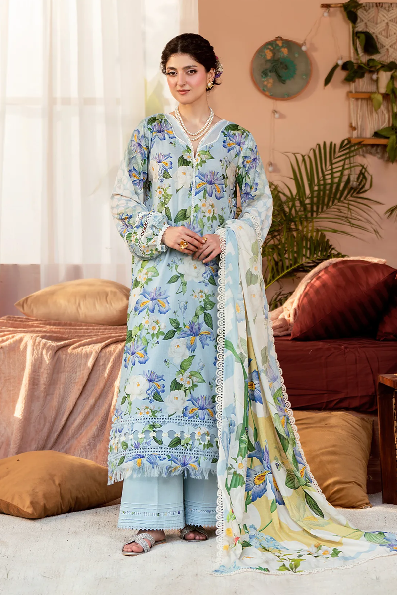 ELAF PREMIUM PRINTS LAWN COLLECTION '25Serene Fleur EPS-6B