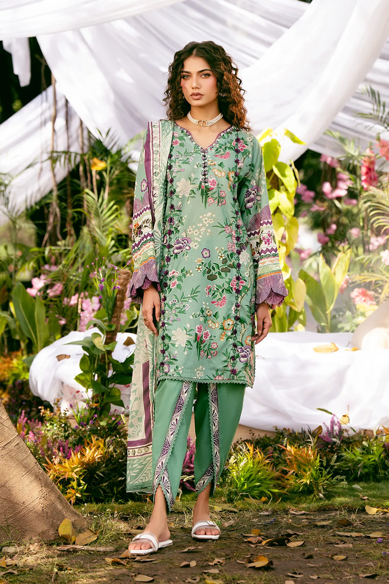 ELAF PREMIUM PRINTS LAWN COLLECTION '25 Minted Dream EPS-8A