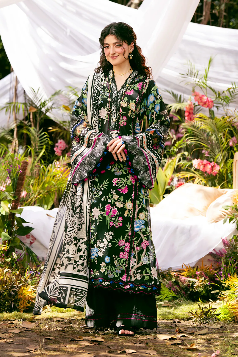 ELAF PREMIUM PRINTS LAWN COLLECTION '25 Elarose EPS-8B