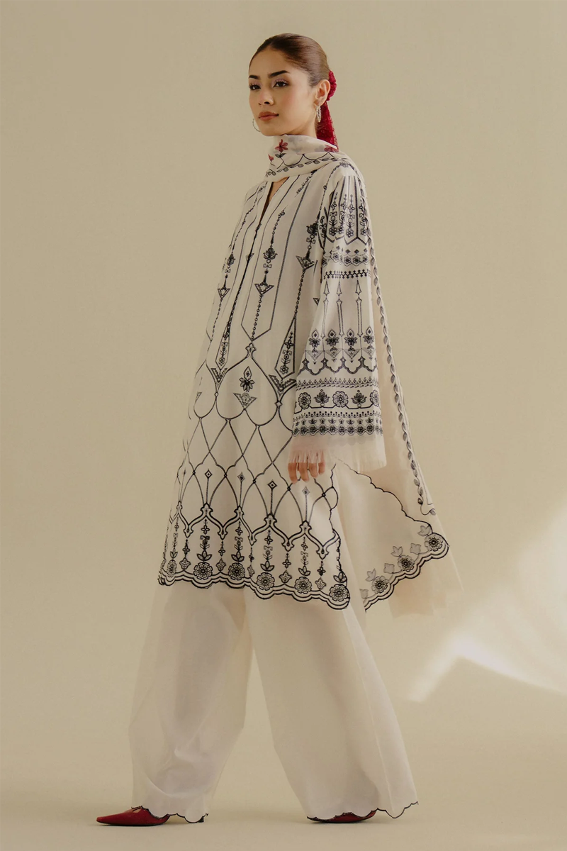 COCO ZARA SHAHJAHAN- LAWN DROP II - 2025 IRIS-2B