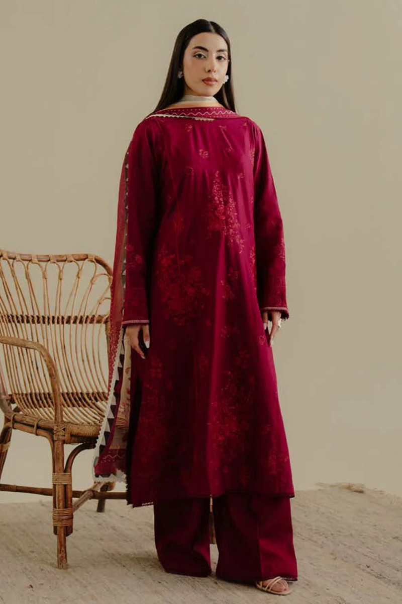 COCO ZARA SHAHJAHAN- LAWN DROP II - 2025 LULEH-3B