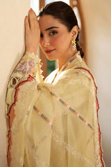 Maryam Hussain Luxury Lawn' 25 Lemon Garden