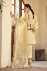 Maryam Hussain Luxury Lawn' 25 Lemon Garden