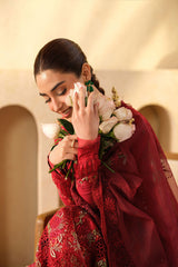 Maryam Hussain Luxury Lawn' 25 Berry