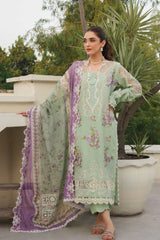 Manara Unstitched 3 Piece Luxury Emb Lawn Collection'2024 ML-03 AMALIA