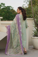 Manara Unstitched 3 Piece Luxury Emb Lawn Collection'2024 ML-03 AMALIA