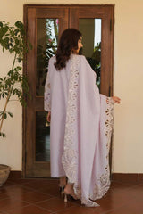 Manara Unstitched 3 Piece Luxury Emb Lawn Collection'2024 ML-04 LILIA