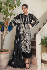 Manara Unstitched 3 Piece Luxury Emb Lawn Collection'2024 ML-07 PEARL