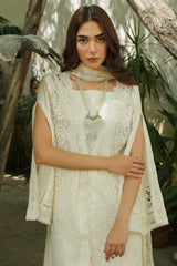 Manara Unstitched 3 Piece Luxury Emb Lawn Collection'2024 ML-09 MOTIA