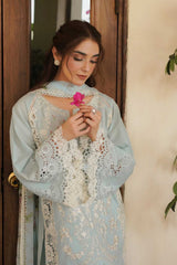 Manara Unstitched 3 Piece Luxury Emb Lawn Collection'2024 ML-10 PARISHAY