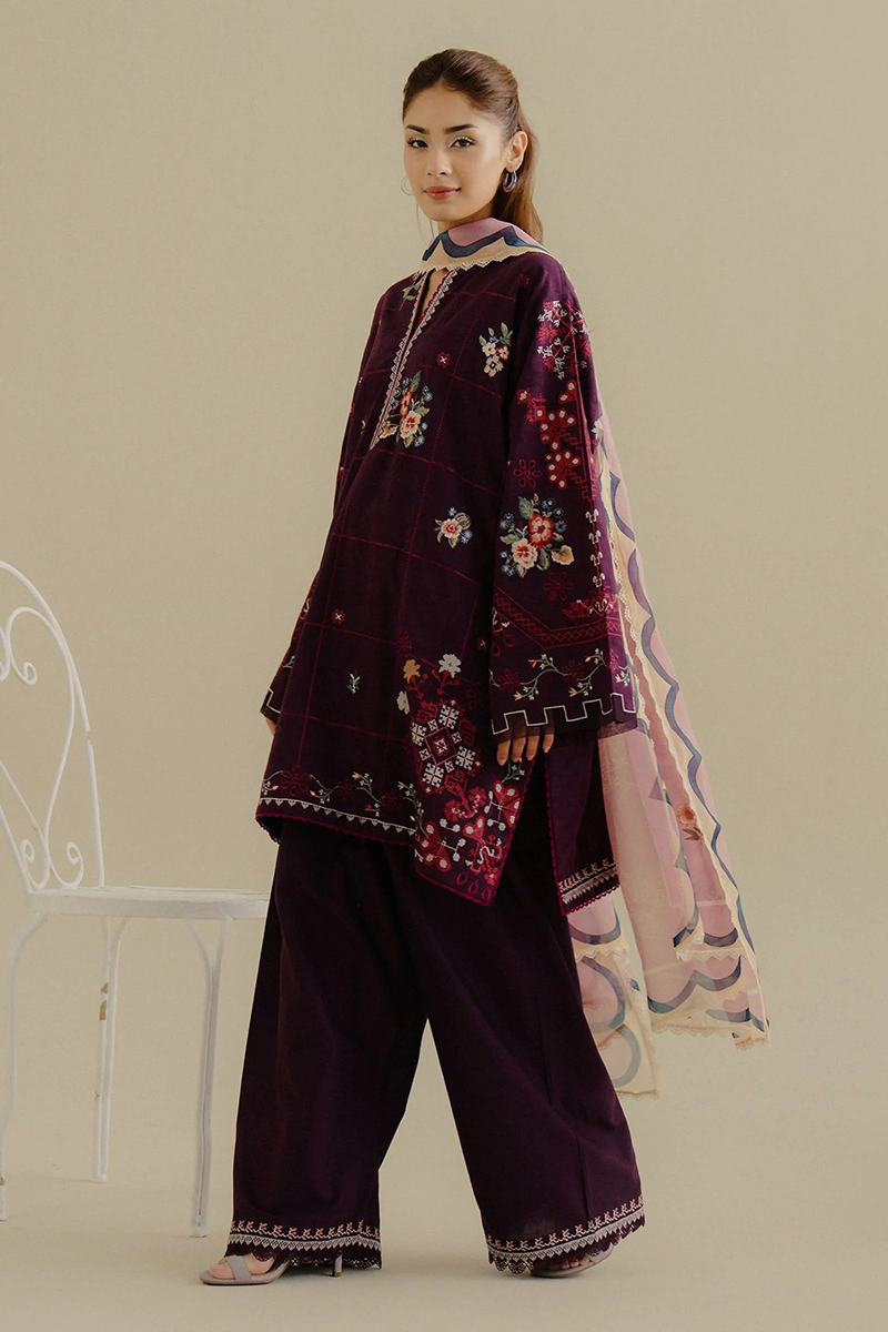 COCO ZARA SHAHJAHAN- LAWN DROP II - 2025 SUFA-5B