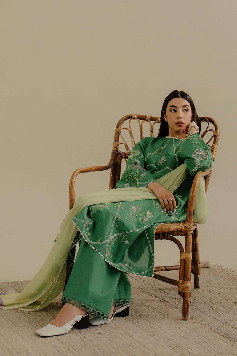 COCO ZARA SHAHJAHAN- LAWN DROP II - 2025 TARA-8B