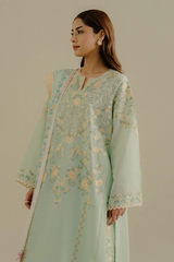COCO ZARA SHAHJAHAN- LAWN DROP II - 2025 VELIN-7A