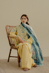 COCO ZARA SHAHJAHAN- LAWN DROP II - 2025 VELIN-7B