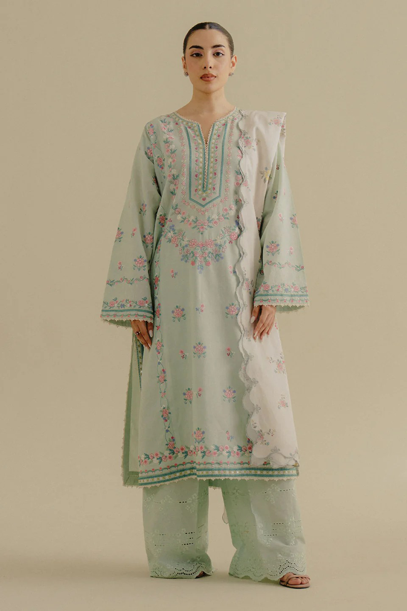 COCO ZARA SHAHJAHAN- LAWN DROP II - 2025 ZEEST-9A